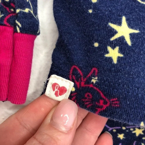 Hatley pajamas 2 piece long johns navy blue constellation night sky size 2 years - Picture 6 of 8